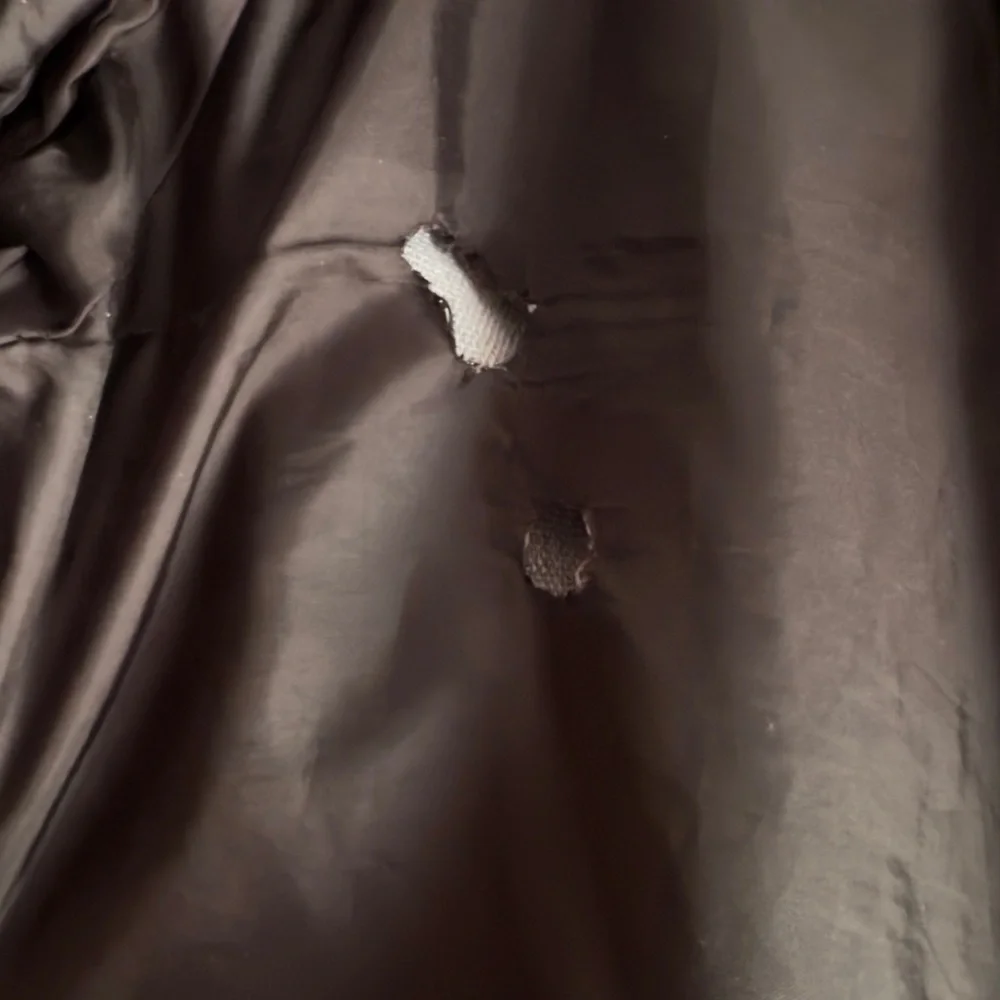 CoffeeShop Faux Black Leather Jacket with Gold Zippers - Picture 9 of 10